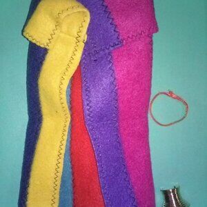 Dotw South Africa Barbie Fashion Cape & necklace Y2K